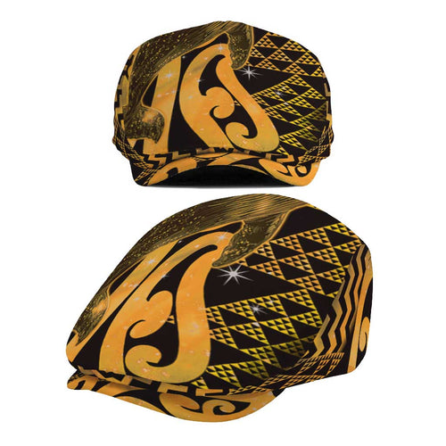 Humpback Whale Matariki New Zealand Jeff Hat NZ Maori Paikea Poutama Luxury Gold