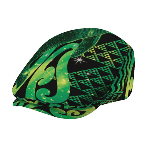 Humpback Whale Matariki New Zealand Jeff Hat NZ Maori Paikea Poutama Luxury Green