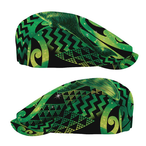 Humpback Whale Matariki New Zealand Jeff Hat NZ Maori Paikea Poutama Luxury Green