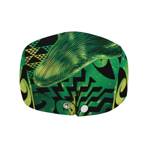 Humpback Whale Matariki New Zealand Jeff Hat NZ Maori Paikea Poutama Luxury Green