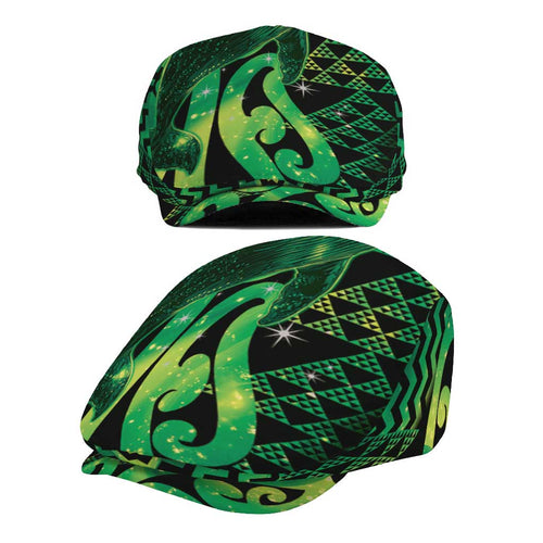 Humpback Whale Matariki New Zealand Jeff Hat NZ Maori Paikea Poutama Luxury Green