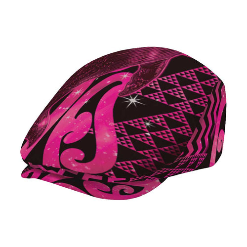 Humpback Whale Matariki New Zealand Jeff Hat NZ Maori Paikea Poutama Luxury Pink