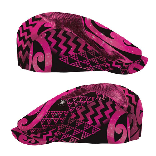 Humpback Whale Matariki New Zealand Jeff Hat NZ Maori Paikea Poutama Luxury Pink