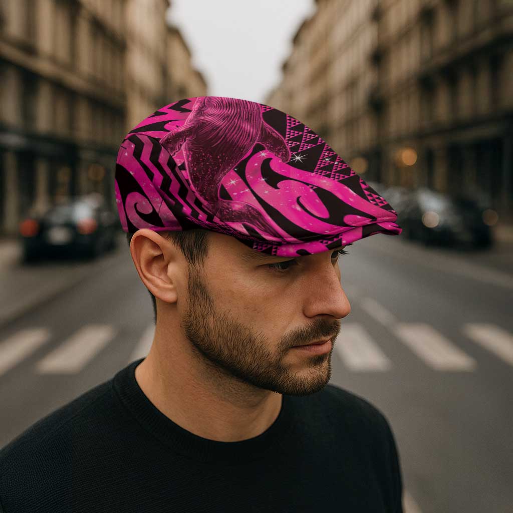 Humpback Whale Matariki New Zealand Jeff Hat NZ Maori Paikea Poutama Luxury Pink