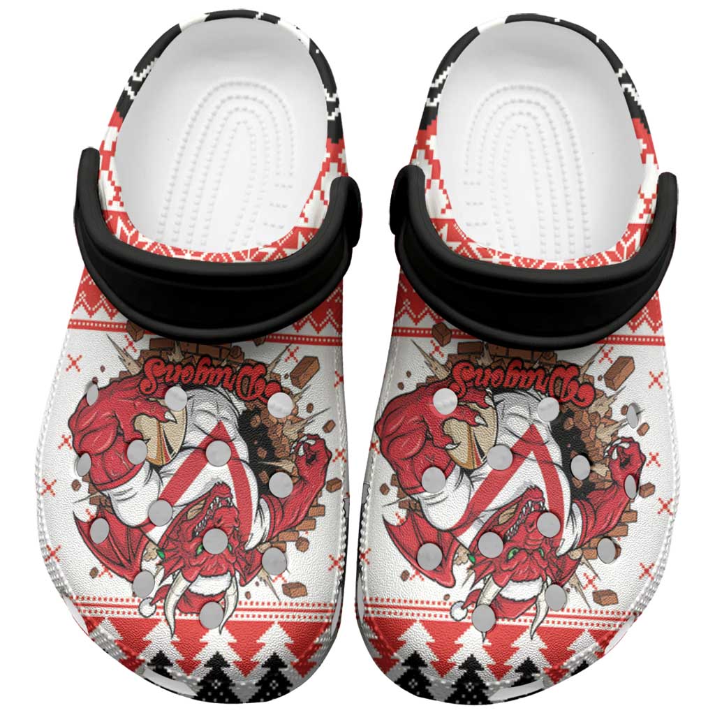 Illawarra Dragons Fire Clogs Shoes Christmas Rugby League Spirit - Aussie Hoodie