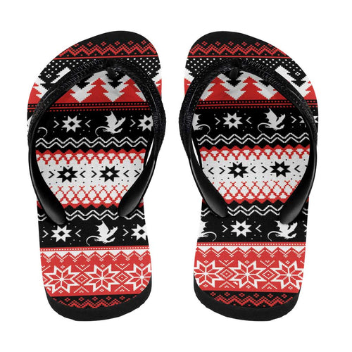 Illawarra Dragons Fire Flip Flops Christmas Rugby League Spirit - Aussie Hoodie