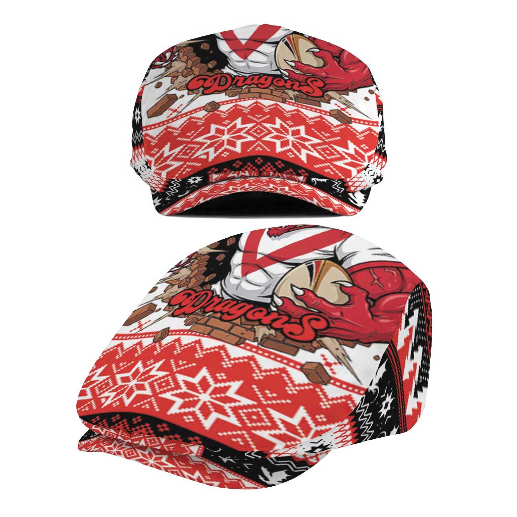 Illawarra Dragons Fire Jeff Hat Christmas Rugby League Spirit - Aussie Hoodie