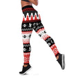 Illawarra Dragons Fire Leggings Christmas Rugby League Spirit - Aussie Hoodie