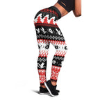 Illawarra Dragons Fire Leggings Christmas Rugby League Spirit - Aussie Hoodie