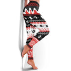 Illawarra Dragons Fire Leggings Christmas Rugby League Spirit - Aussie Hoodie