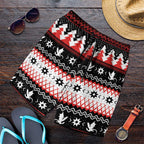 Illawarra Dragons Fire Shorts for Men Christmas Rugby League Spirit - Aussie Hoodie