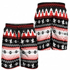 Illawarra Dragons Fire Shorts for Men Christmas Rugby League Spirit - Aussie Hoodie