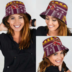 Jingle Broncos Jump Bucket Hat Christmas Rugby League Spirit - Aussie Hoodie