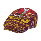 Jingle Broncos Jump Jeff Hat Christmas Rugby League Spirit - Aussie Hoodie