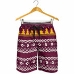Jingle Broncos Jump Shorts for Men Christmas Rugby League Spirit - Aussie Hoodie