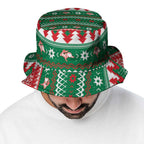 Jingle Rabbitohs Jump Bucket Hat Christmas Rugby League Spirit - Aussie Hoodie