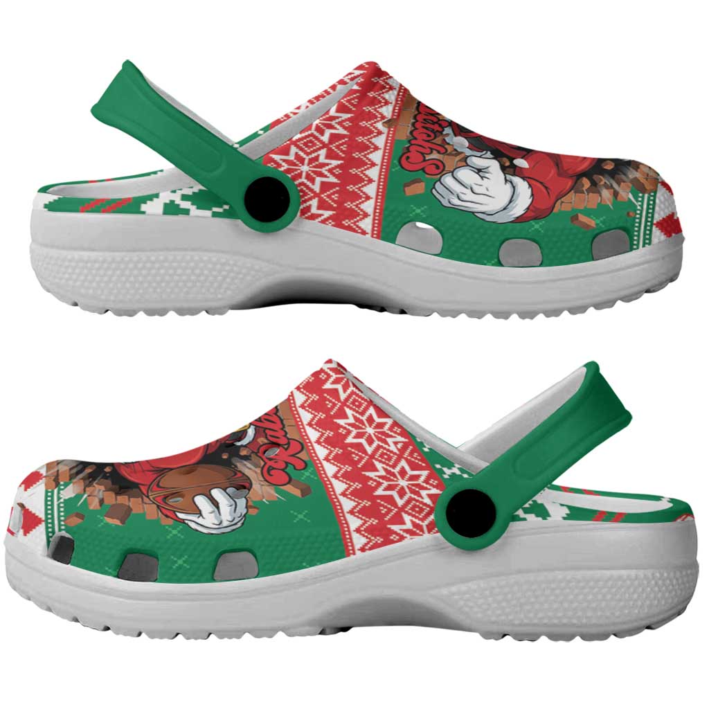Jingle Rabbitohs Jump Clogs Shoes Christmas Rugby League Spirit - Aussie Hoodie