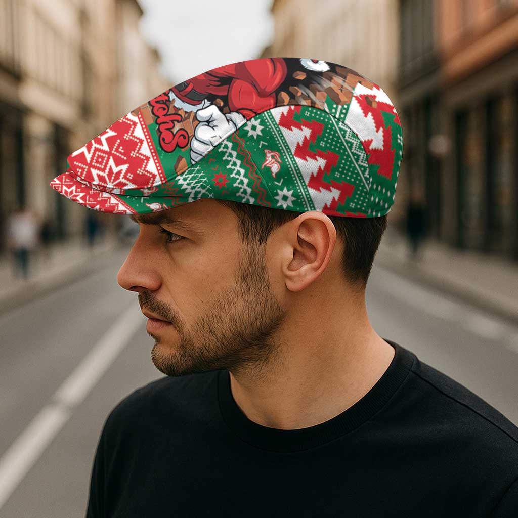 Jingle Rabbitohs Jump Jeff Hat Christmas Rugby League Spirit - Aussie Hoodie