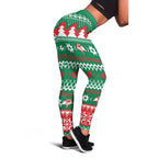 Jingle Rabbitohs Jump Leggings Christmas Rugby League Spirit - Aussie Hoodie