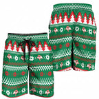 Jingle Rabbitohs Jump Shorts for Men Christmas Rugby League Spirit - Aussie Hoodie