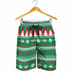 Jingle Rabbitohs Jump Shorts for Men Christmas Rugby League Spirit - Aussie Hoodie