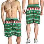 Jingle Rabbitohs Jump Shorts for Men Christmas Rugby League Spirit - Aussie Hoodie