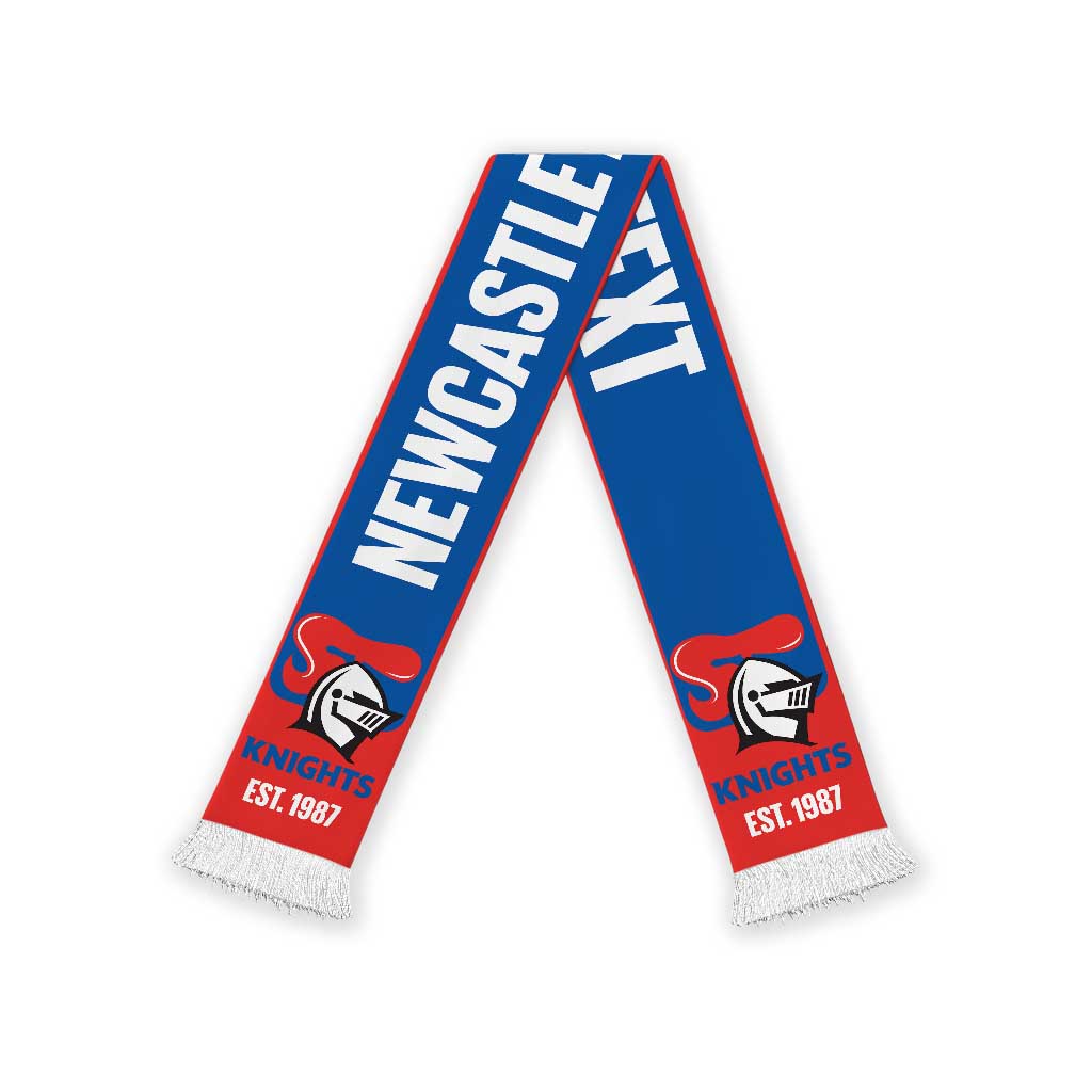 Knights Rugby Personalised Ruffneck Scarf 2026 Go Champions