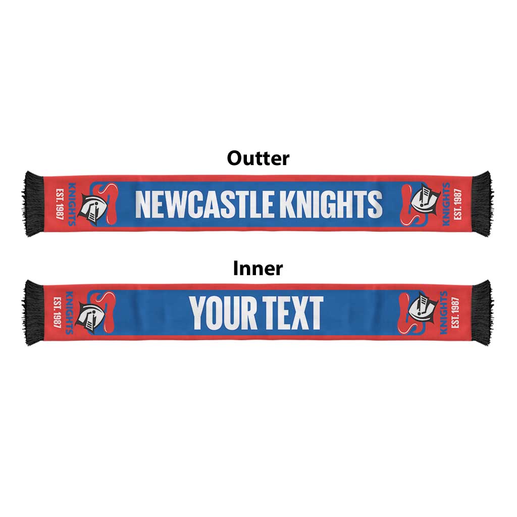 Knights Rugby Personalised Ruffneck Scarf 2026 Go Champions