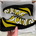 Lime Green Maori Koru New Zealand Sneakers
