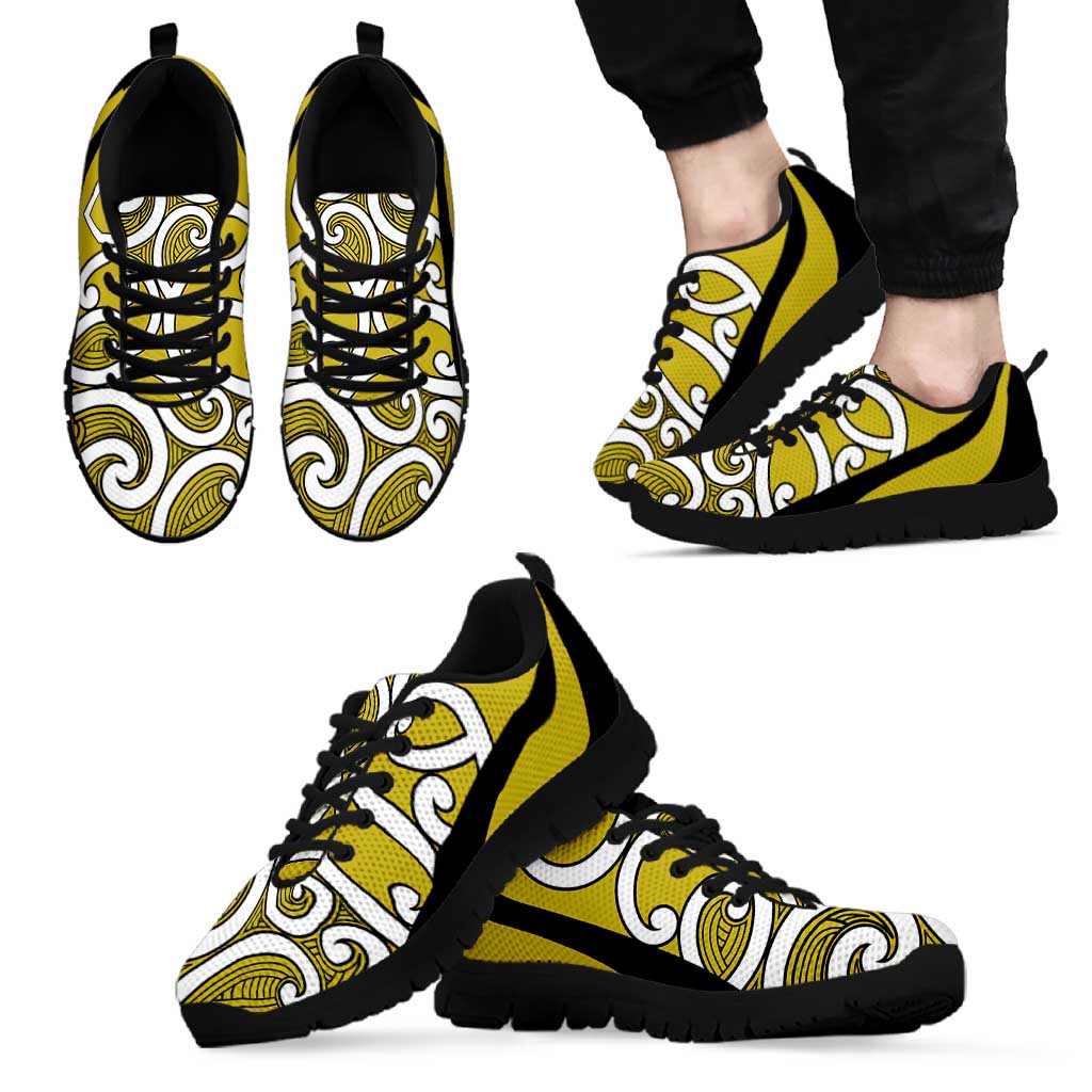 Lime Green Maori Koru New Zealand Sneakers
