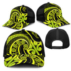 Lime Green New Zealand Mangopare Mesh Trucker Cap Aotearoa Maori Koru Style - Aussie Hoodie