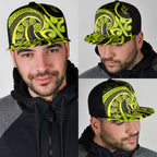 Lime Green New Zealand Mangopare Mesh Trucker Cap Aotearoa Maori Koru Style - Aussie Hoodie