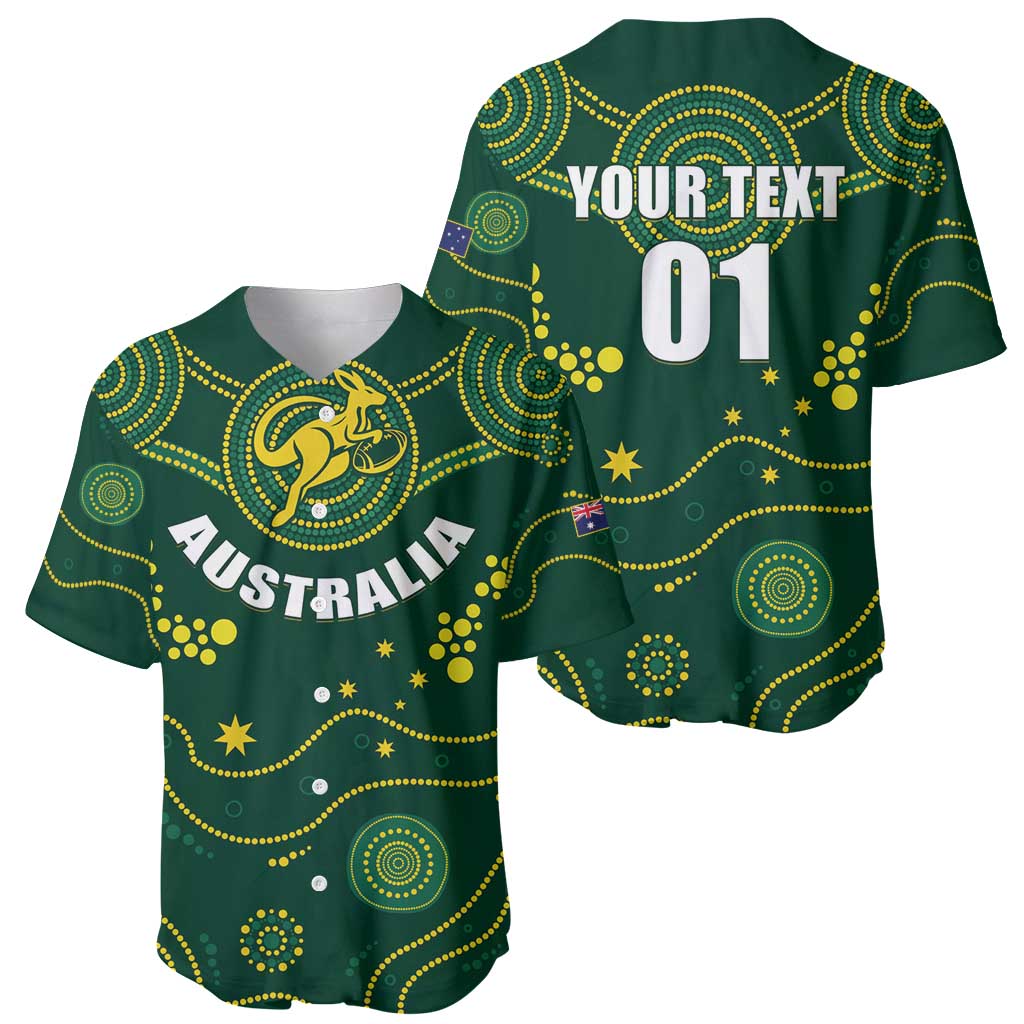 Australia 2024 Rugby Baseball Jersey Go Wallabies