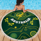 Australia 2024 Rugby Beach Blanket Go Wallabies