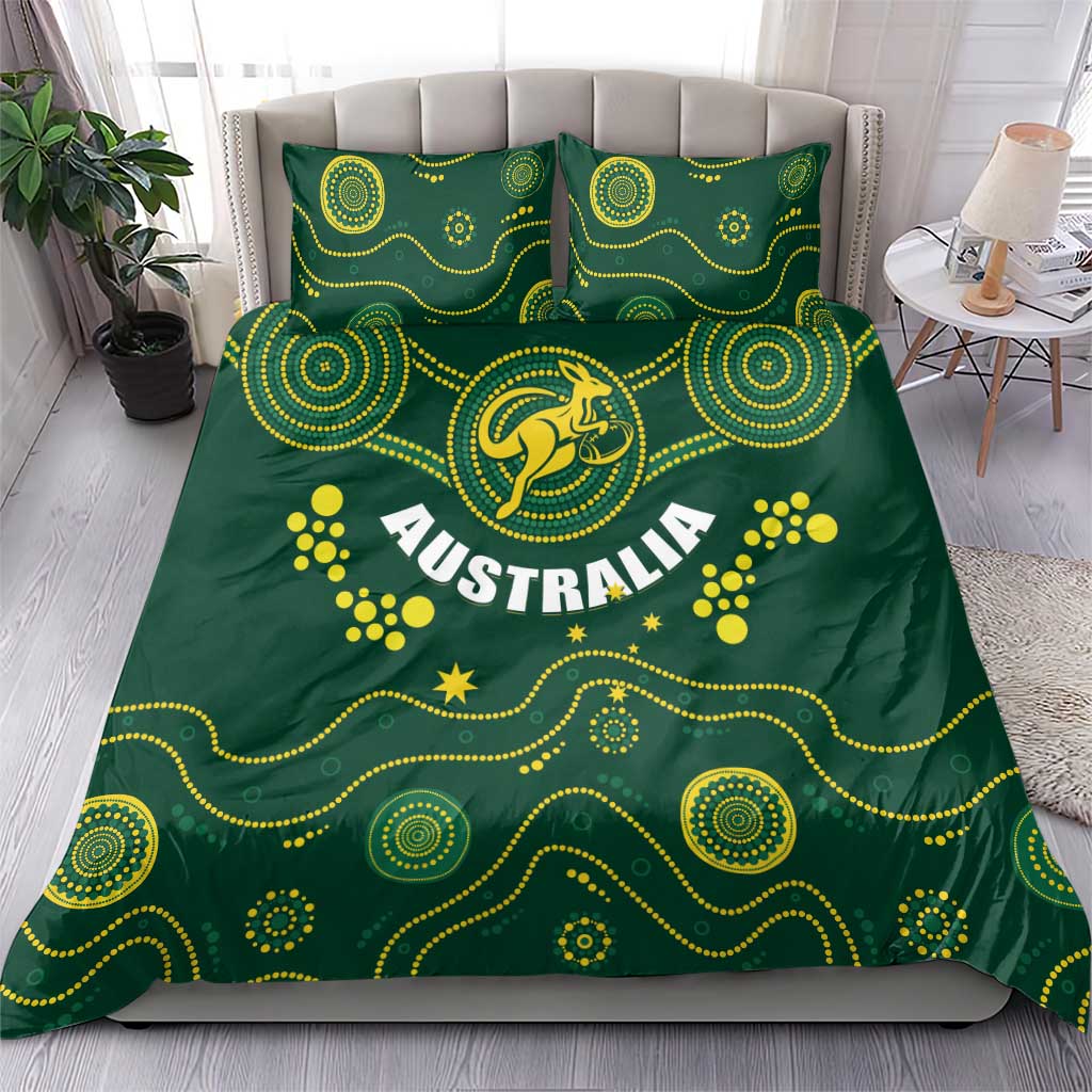 Australia 2024 Rugby Bedding Set Go Wallabies