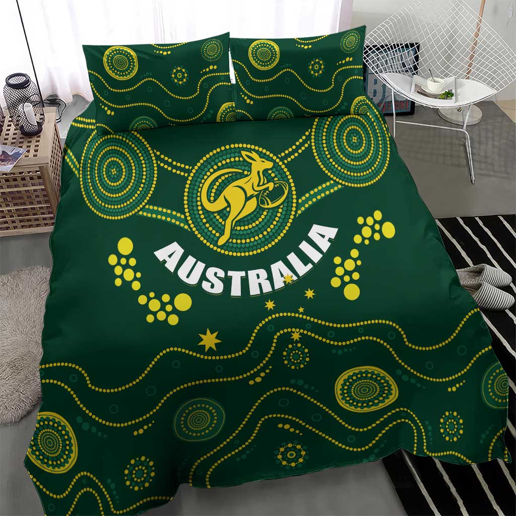 Australia 2024 Rugby Bedding Set Go Wallabies
