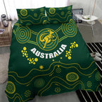 Australia 2024 Rugby Bedding Set Go Wallabies