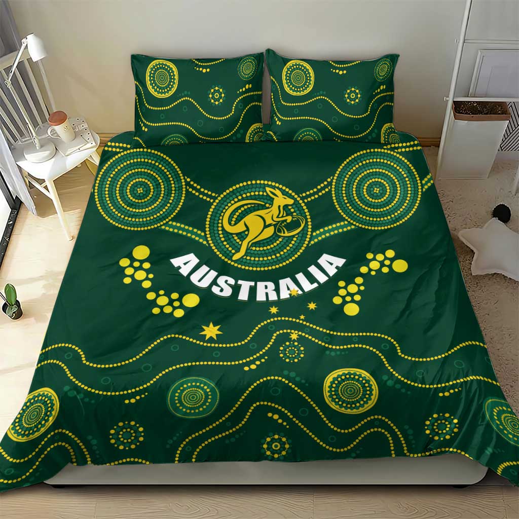 Australia 2024 Rugby Bedding Set Go Wallabies
