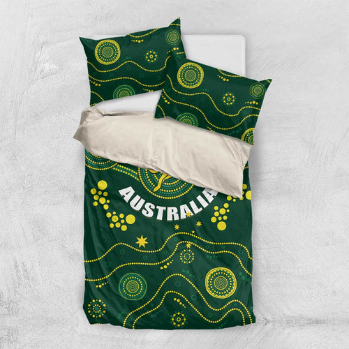 Australia 2024 Rugby Bedding Set Go Wallabies