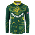 Australia 2024 Rugby Button Sweatshirt Go Wallabies