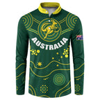 Australia 2024 Rugby Button Sweatshirt Go Wallabies