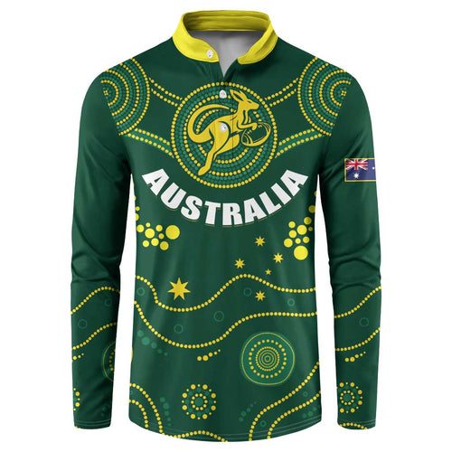 Australia 2024 Rugby Button Sweatshirt Go Wallabies