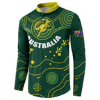 Australia 2024 Rugby Button Sweatshirt Go Wallabies