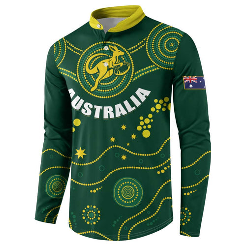 Australia 2024 Rugby Button Sweatshirt Go Wallabies