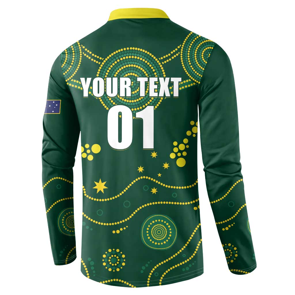 Australia 2024 Rugby Button Sweatshirt Go Wallabies