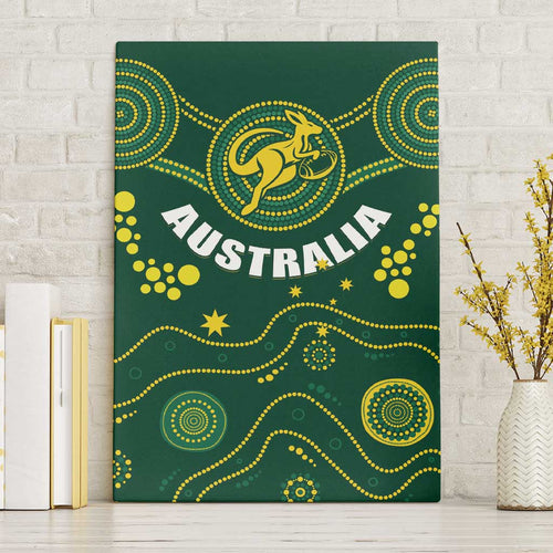 Australia 2024 Rugby Canvas Wall Art Go Wallabies