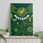 Australia 2024 Rugby Canvas Wall Art Go Wallabies