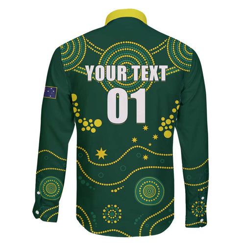 Australia 2024 Rugby Family Matching Long Sleeve Bodycon Dress and Hawaiian Shirt Go Wallabies