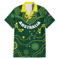Australia 2024 Rugby Family Matching Mermaid Dress and Hawaiian Shirt Go Wallabies