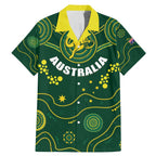 Australia 2024 Rugby Family Matching Mermaid Dress and Hawaiian Shirt Go Wallabies